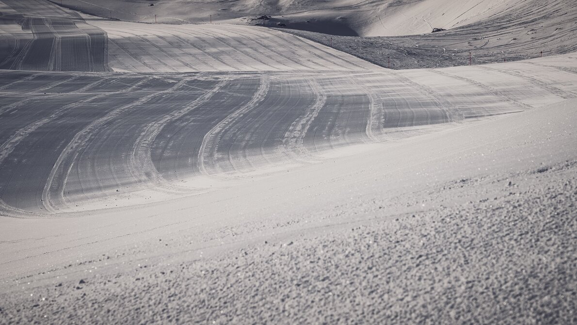 Freshly groomed piste | © Davos Klosters Mountains 