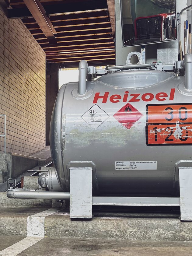 Fuel oil transport container | © Davos Klosters Mountains Fuel oil transport container | © Davos Klosters Mountains