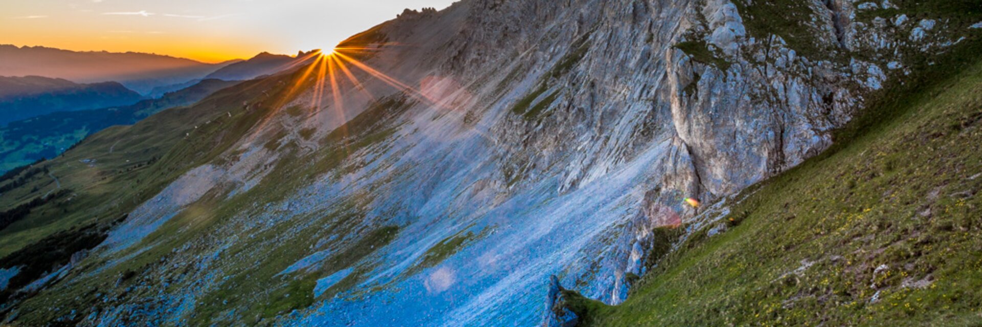 Wunderschöner Sonnenuntergang auf der Madrisa | © Davos Klosters Mountains