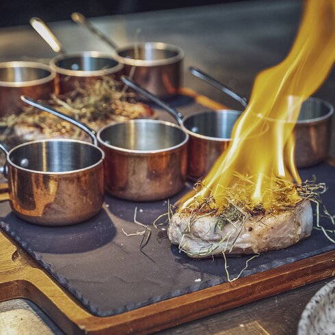 Entrecôte im Restaurant Stall Valär in Davos Platz | © Davos Klosters Mountains